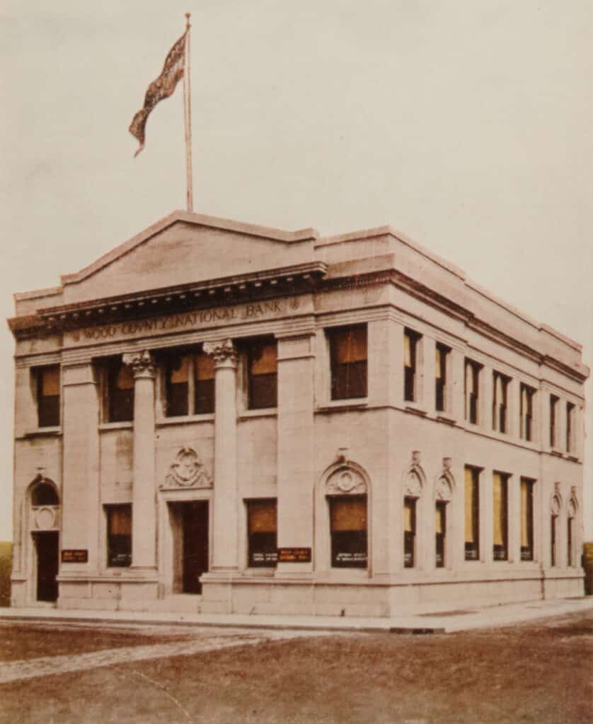 Vintage Photo of Wood County National Bank